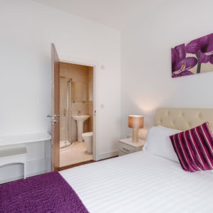 Serviced Apartments Plymouth - 1 Bed Apartment Bedroom