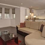 Serviced Apartments Plymouth - 1 Bed Apartment Lounge