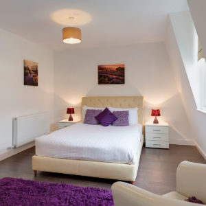 Serviced Apartments Plymouth - 4 Bed Apartment Bedroom