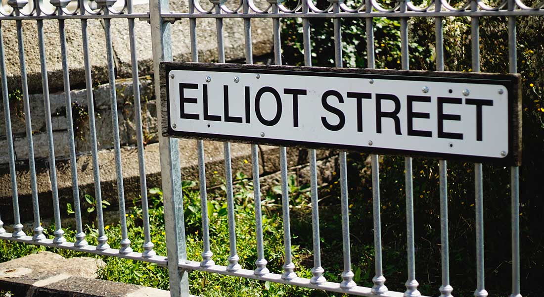 Elliot St. Plymouth, Devon, UK